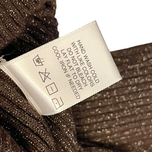 Michael Stars Dress Bodycon Shimmer Medium Petite MSRP $168 NWT Anthropologie - Picture 9 of 9